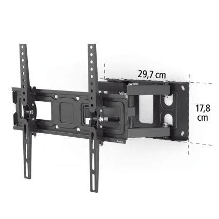 Hama - Soporte de pared para TV con articulación 32-65" negro