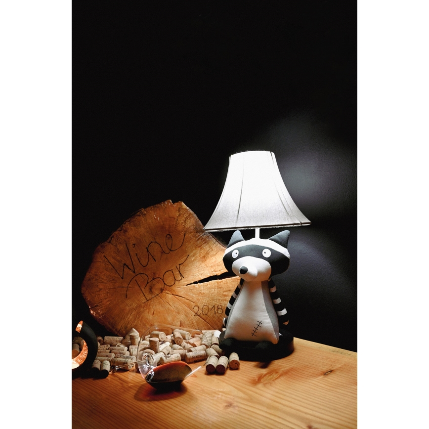Happy Lamps - Lámpara de mesa LED infantil BEN LED/5,4W/230V mapache