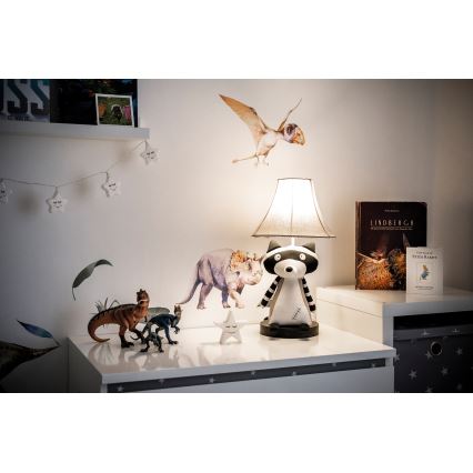 Happy Lamps - Lámpara de mesa LED infantil BEN LED/5,4W/230V mapache