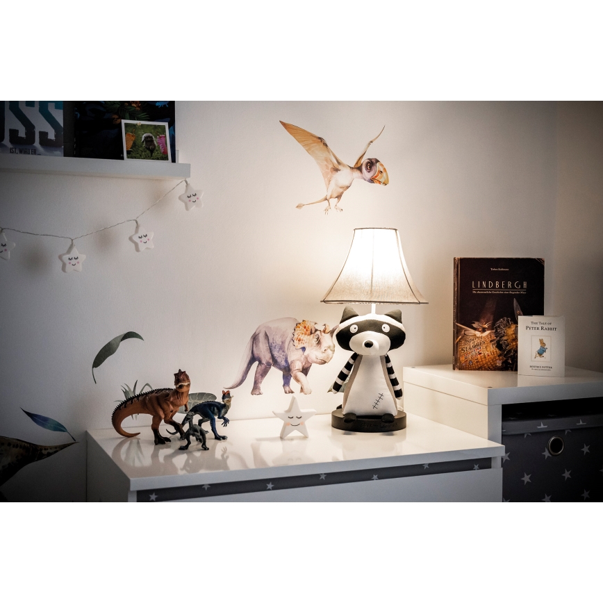 Happy Lamps - Lámpara de mesa LED infantil BEN LED/5,4W/230V mapache