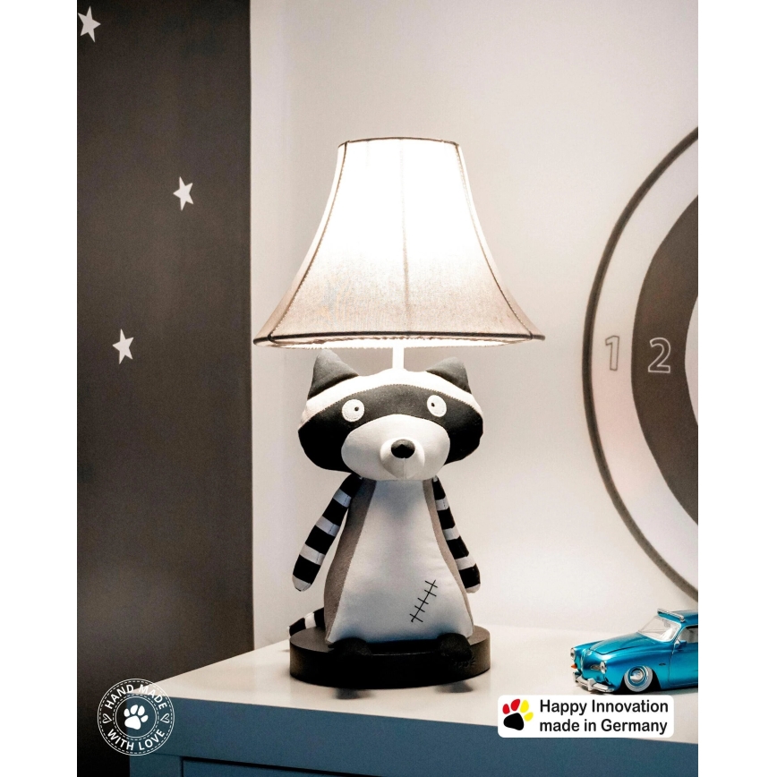 Happy Lamps - Lámpara de mesa LED infantil BEN LED/5,4W/230V mapache