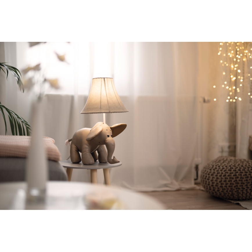 Happy Lamps - Lámpara de mesa LED infantil BOBBY LED/5,4W/230V elefante