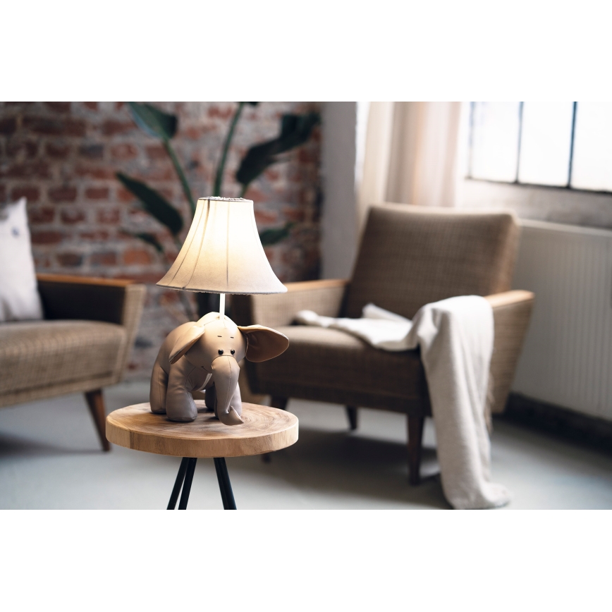 Happy Lamps - Lámpara de mesa LED infantil BOBBY LED/5,4W/230V elefante