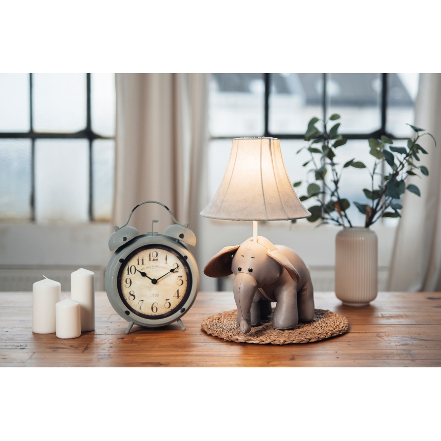 Happy Lamps - Lámpara de mesa LED infantil BOBBY LED/5,4W/230V elefante