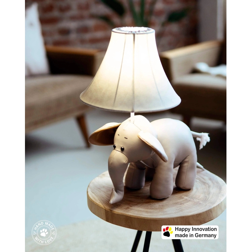 Happy Lamps - Lámpara de mesa LED infantil BOBBY LED/5,4W/230V elefante