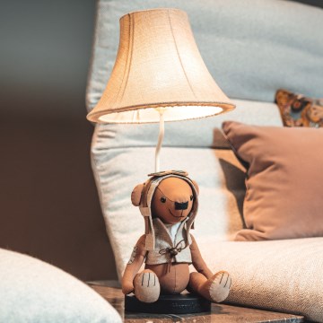 Happy Lamps - Lámpara de mesa LED infantil CHARLES LED/5,4W/230V oso