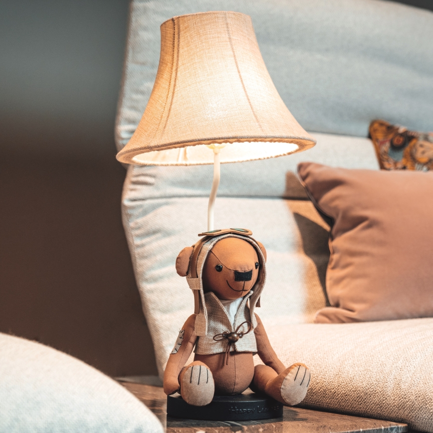 Happy Lamps - Lámpara de mesa LED infantil CHARLES LED/5,4W/230V oso