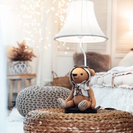 Happy Lamps - Lámpara de mesa LED infantil CHARLES LED/5,4W/230V oso