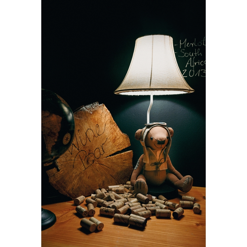Happy Lamps - Lámpara de mesa LED infantil CHARLES LED/5,4W/230V oso
