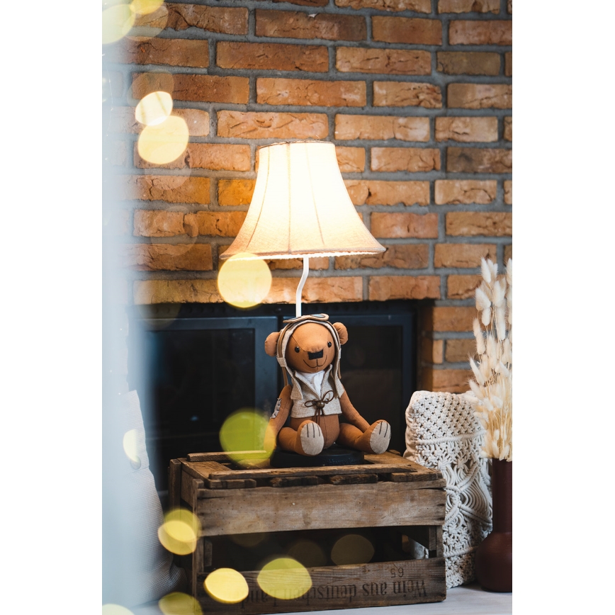 Happy Lamps - Lámpara de mesa LED infantil CHARLES LED/5,4W/230V oso