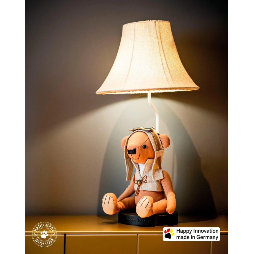 Happy Lamps - Lámpara de mesa LED infantil CHARLES LED/5,4W/230V oso