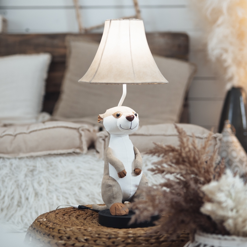 Happy Lamps - Lámpara de mesa LED infantil EDDIE LED/5,4W/230V suricata