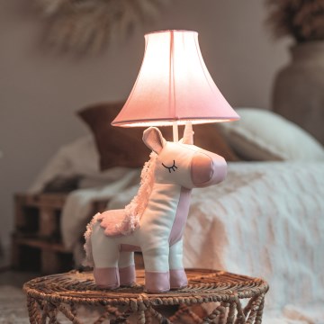 Happy Lamps - Lámpara de mesa LED infantil ELSA LED/5,4W/230V unicornio