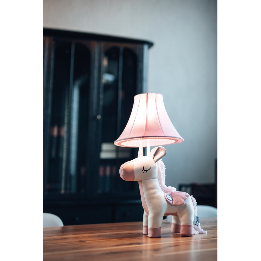 Happy Lamps - Lámpara de mesa LED infantil ELSA LED/5,4W/230V unicornio