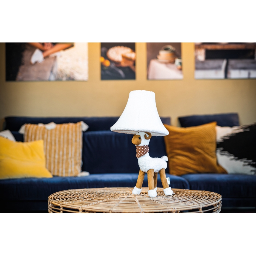 Happy Lamps - Lámpara de mesa LED infantil WOLLE LED/5,4W/230V ovejas