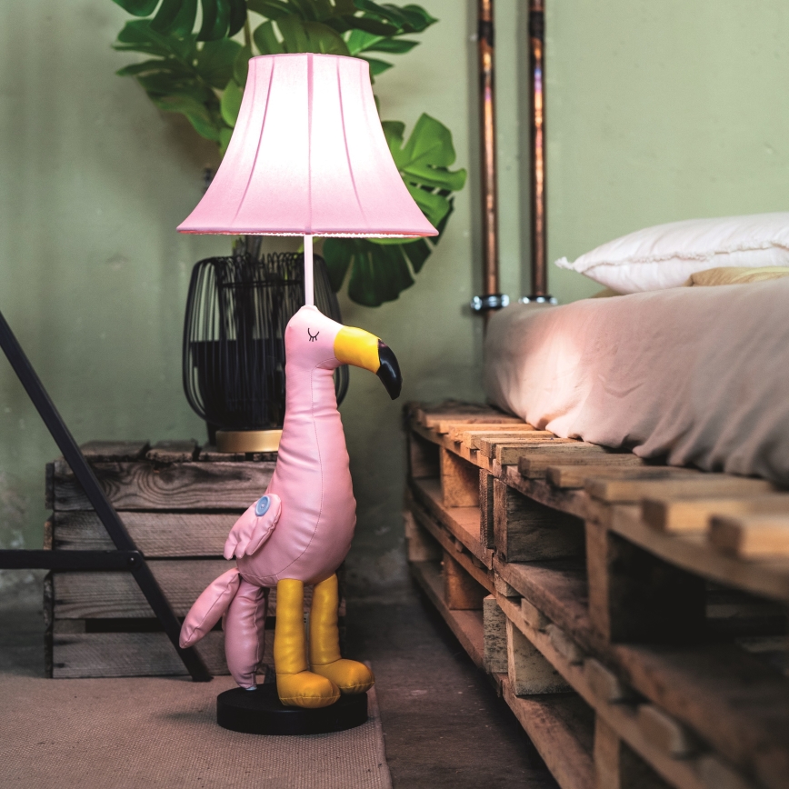Happy Lamps - LED Lámpara de pie infantil MINGO LED/5,4W/230V flamingo