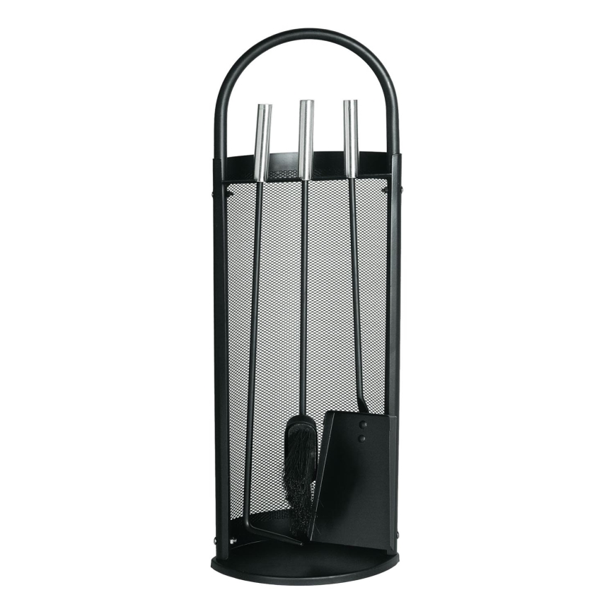 Herramientas para chimeneas 4 pz antracita
