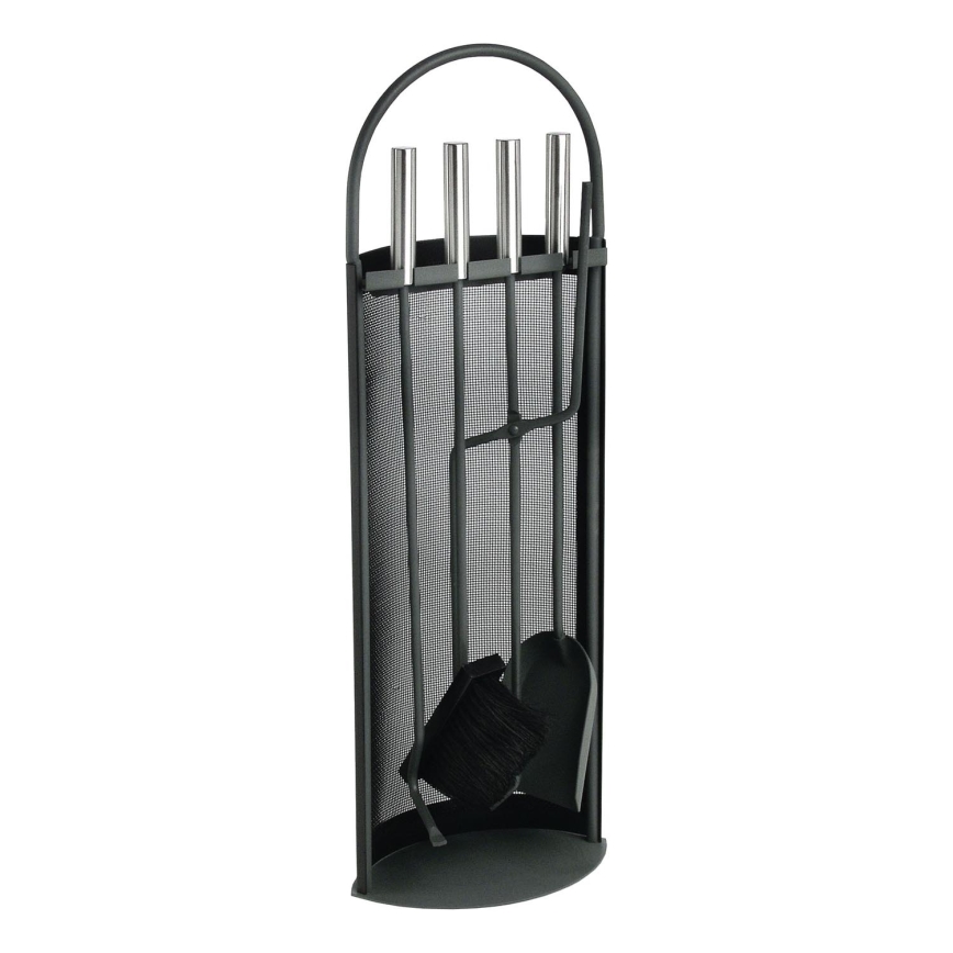 Herramientas para chimeneas 5 pz antracita