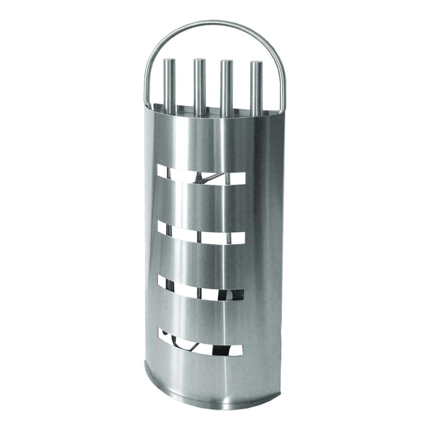 Herramientas para chimeneas 5 pz cromo brillante