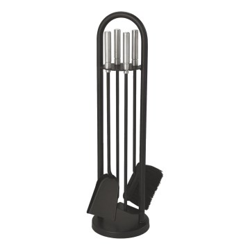 Herramientas para chimeneas 5 pz negro