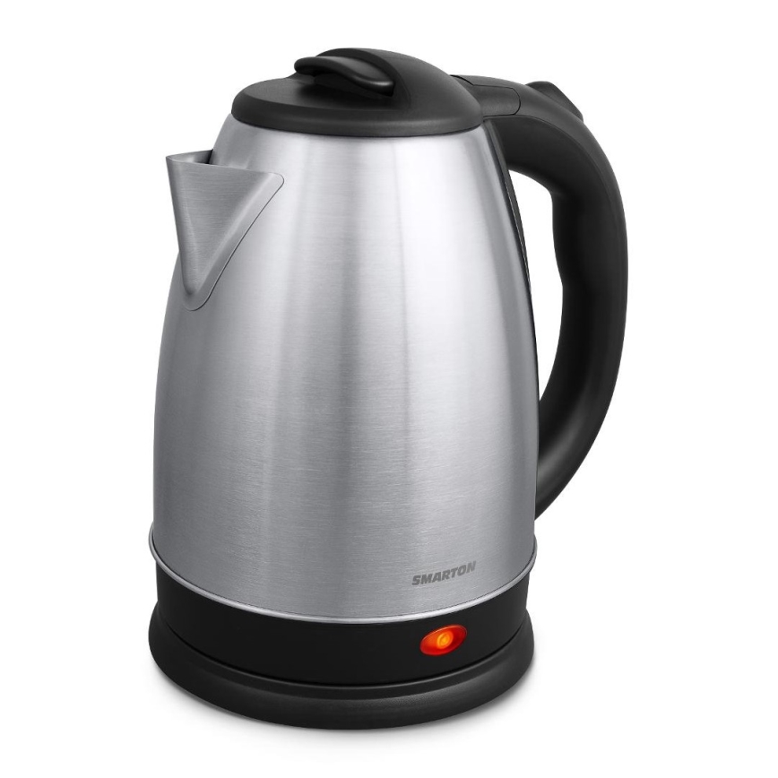Hervidor 1,8 l 1500W/230V cromo mate/negro