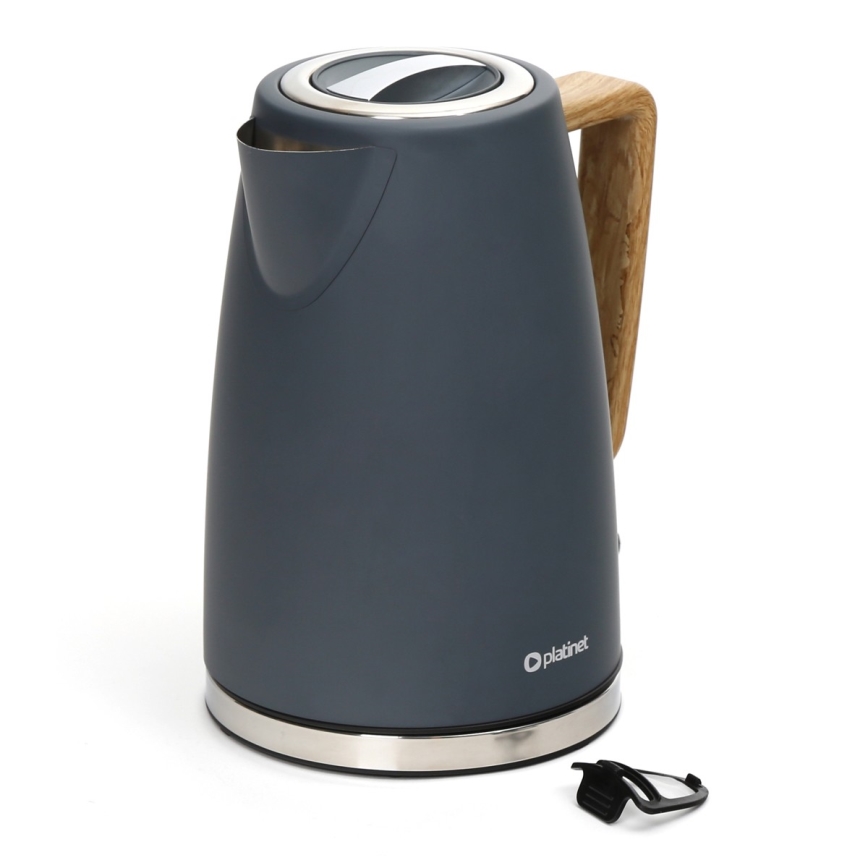 Hervidor eléctrico 1,7 l 2400W/230V acero inoxidable/gris