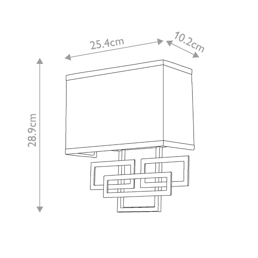 Hinkley - Aplique LANZA 2xE14/60W/230V latón