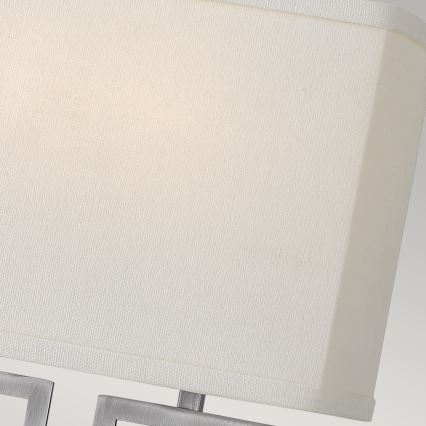 Hinkley - Aplique LANZA 2xE14/60W/230V cromo mate