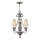 Hinkley - Lámpara colgante con cadena PLANTATION 4xE14/40W/230V plata