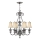 Hinkley - Lámpara colgante con cadena PLANTATION 7xE14/40W/230V plata