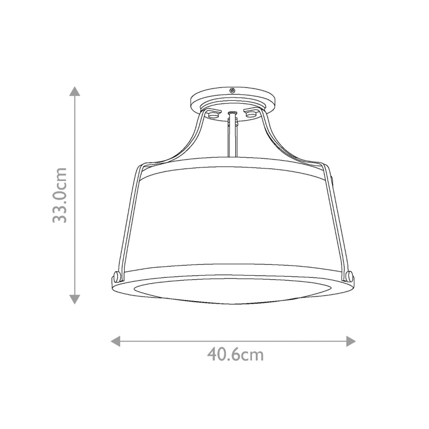 Hinkley - Lámpara de techo CHARLOTTE 3xE27/75W/230V latón