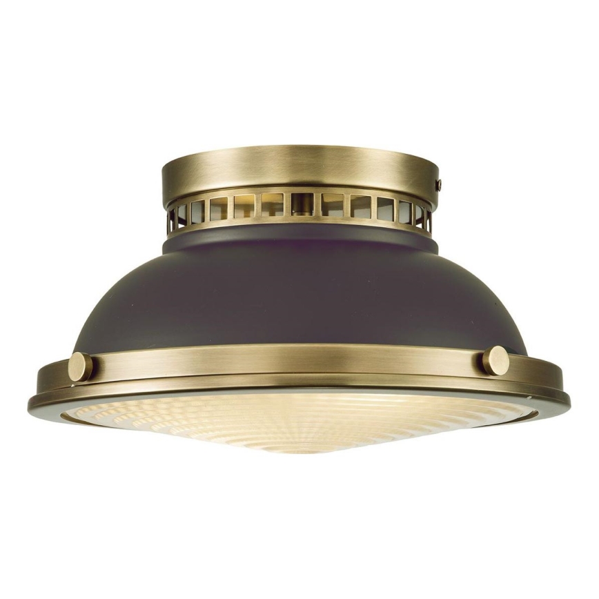 Hinkley - Plafón AMELIA 2xE27/40W/230V negro/latón