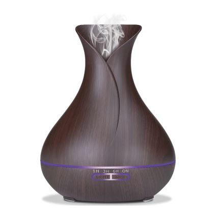 Humidificador e ionizador de aire LED RGB 400 ml