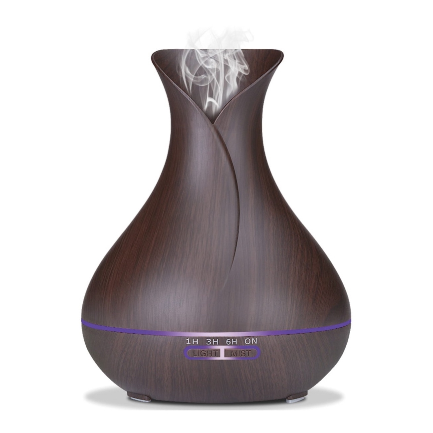 Humidificador e ionizador de aire LED RGB 400 ml