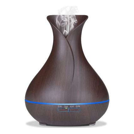 Humidificador e ionizador de aire LED RGB 400 ml