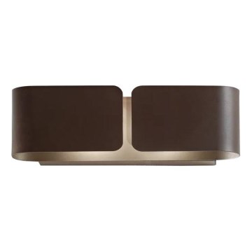 Ideal Lux - Aplique CLIP 2xE27/60W/230V marrón