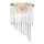 Ideal Lux - Aplique de cristal CARLTON 3xE14/40W/230V dorado