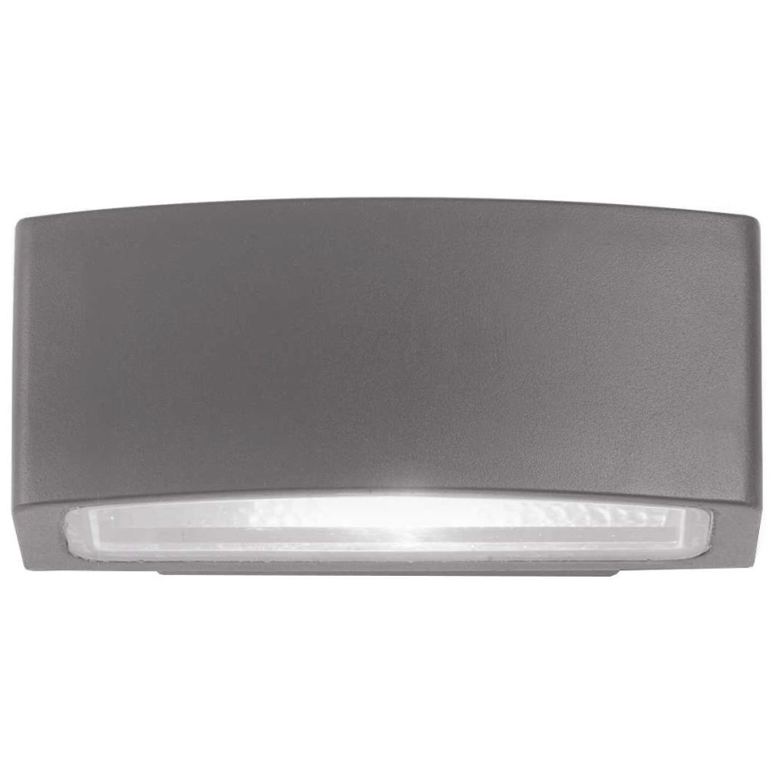 Ideal Lux - Aplique de exterior ANDROMEDA 1xE27/60W/230V IP55 antracita
