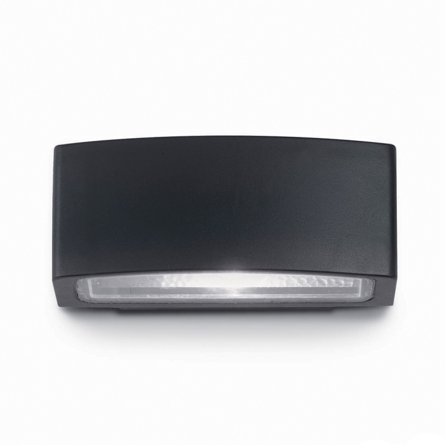 Ideal Lux - Aplique de exterior ANDROMEDA 1xE27/60W/230V IP55 negro