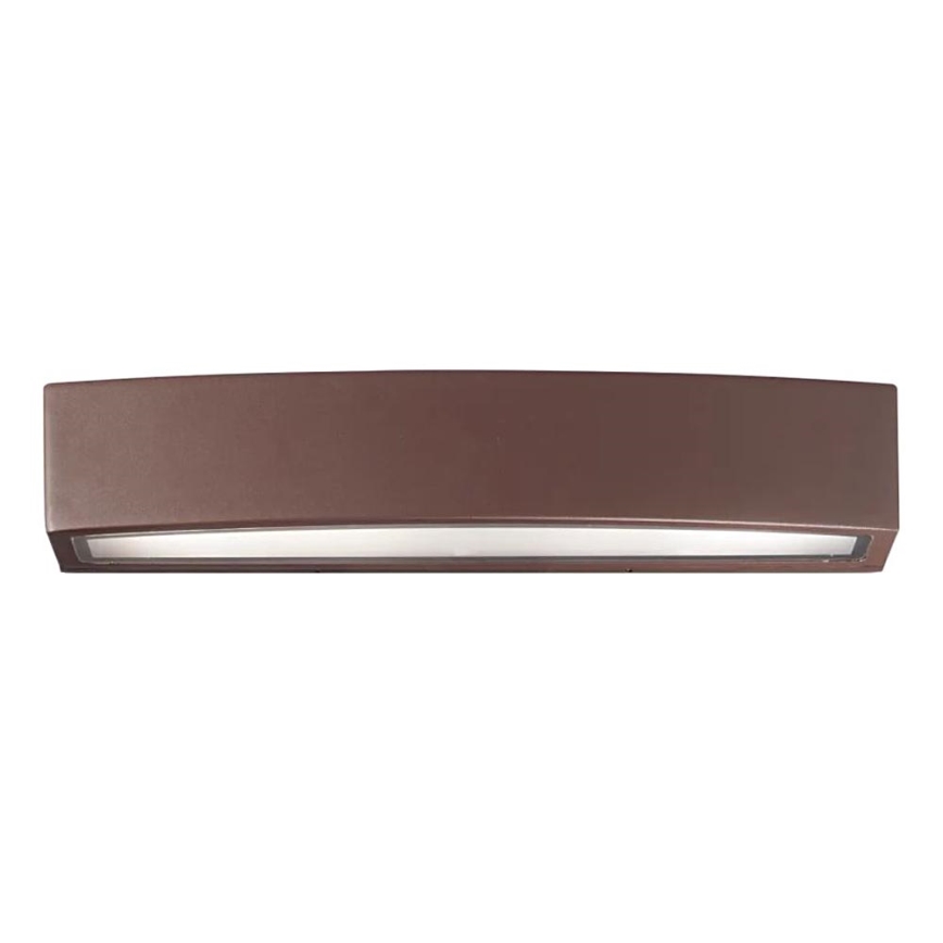 Ideal Lux - Aplique de exterior ANDROMEDA 2xE27/60W/230V IP55 marrón