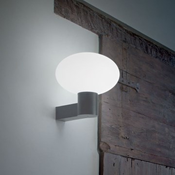 Ideal Lux - Aplique de exterior CLIO 1xE27/42W/230V IP44 antracita