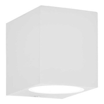 Ideal Lux - Aplique exterior 1xE27/28W/230V blanco IP44