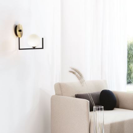 Ideal Lux - Aplique LED BIRDS 1xG9/3W/230V negro/dorado