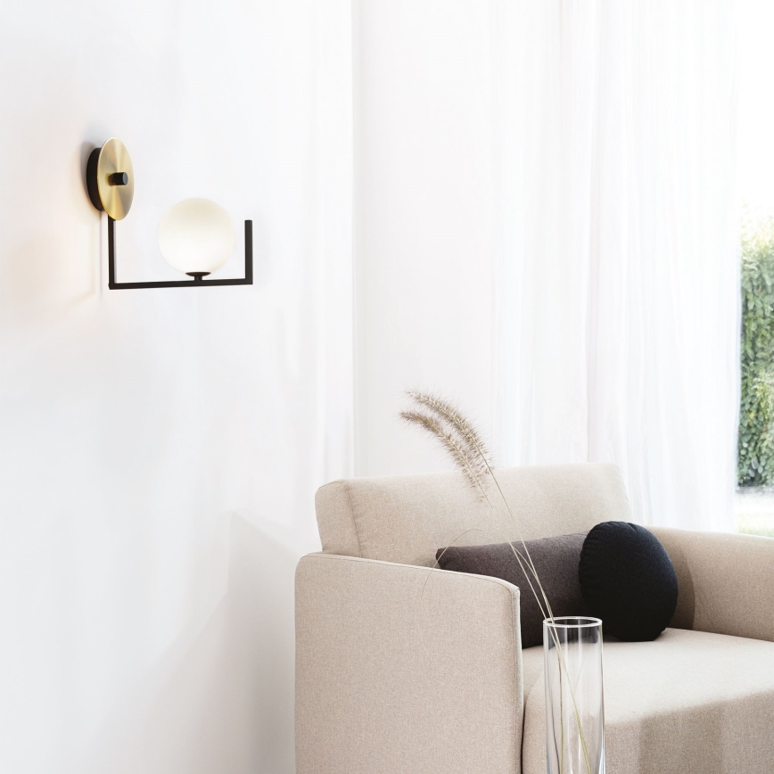 Ideal Lux - Aplique LED BIRDS 1xG9/3W/230V negro/dorado