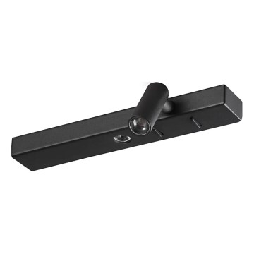 Ideal Lux - Aplique LED BONNE 2xLED/6,5W/230V CRI 90 negro