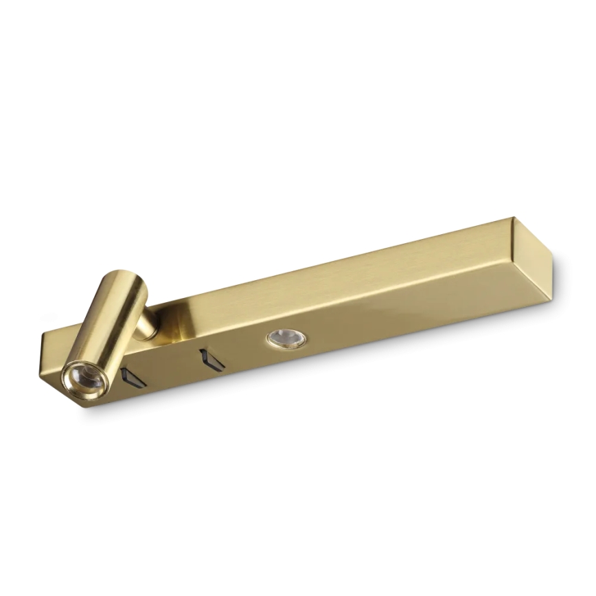 Ideal Lux - Aplique LED BONNE LED/6,5W/230V CRI 90 dorado