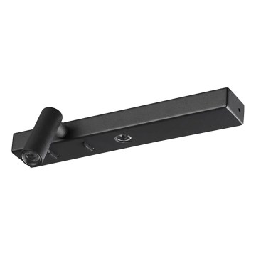 Ideal Lux - Aplique LED BONNE LED/6,5W/230V CRI 90 negro