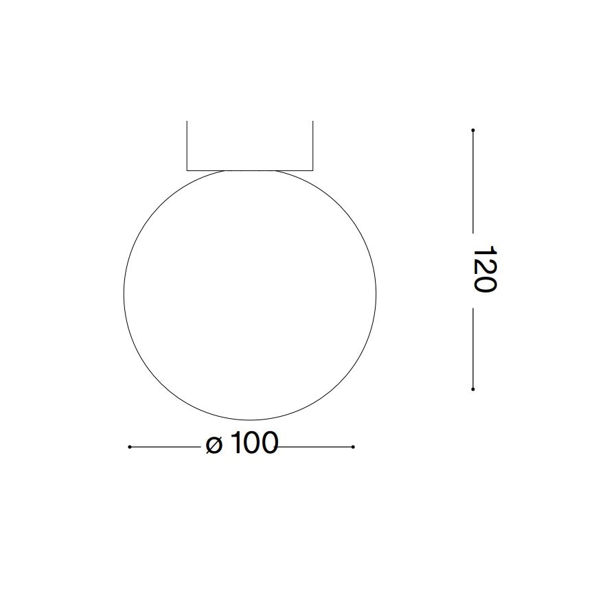Ideal Lux - Aplique LED CARTA 1xG9/3W/230V diá. 10 cm blanco
