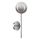 Ideal Lux - Aplique LED EQUINOXE 1xG4/2W/230V cromo brillante/ahumado