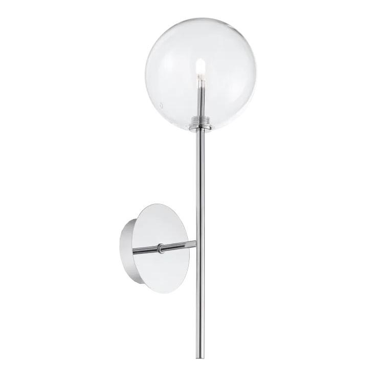 Ideal Lux - Aplique LED EQUINOXE 1xG4/2W/230V cromo brillante/transparente